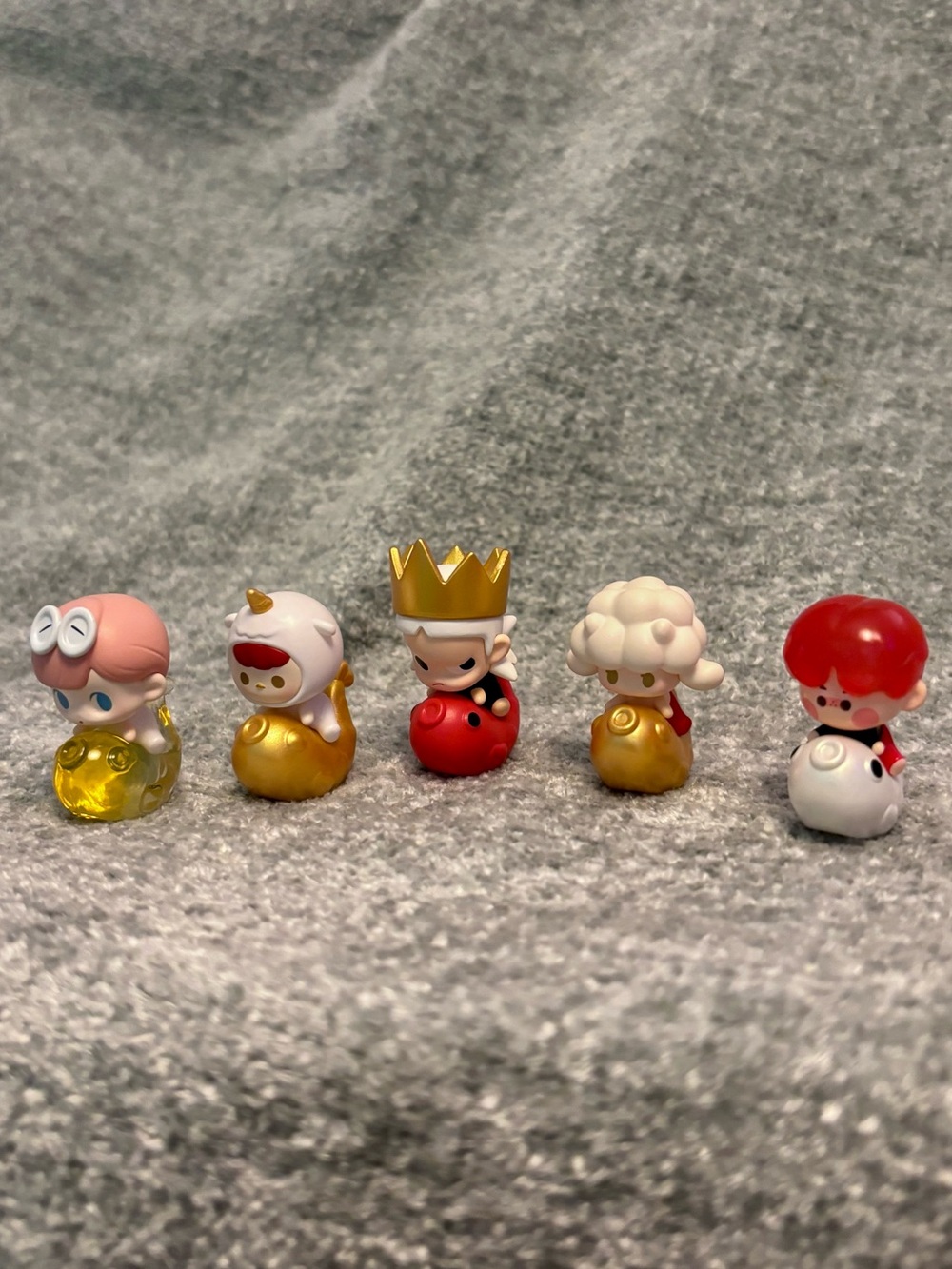 5 Lucky Charm Series Pop Bean Bundle | Pop Mart blind bag mini beans on koi fish